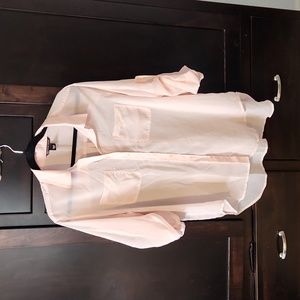Sheer Pink Button Down Shirt